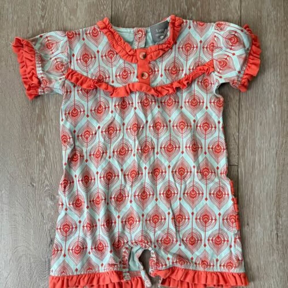 18-24 months Kate Quinn Blue and Orange Romper